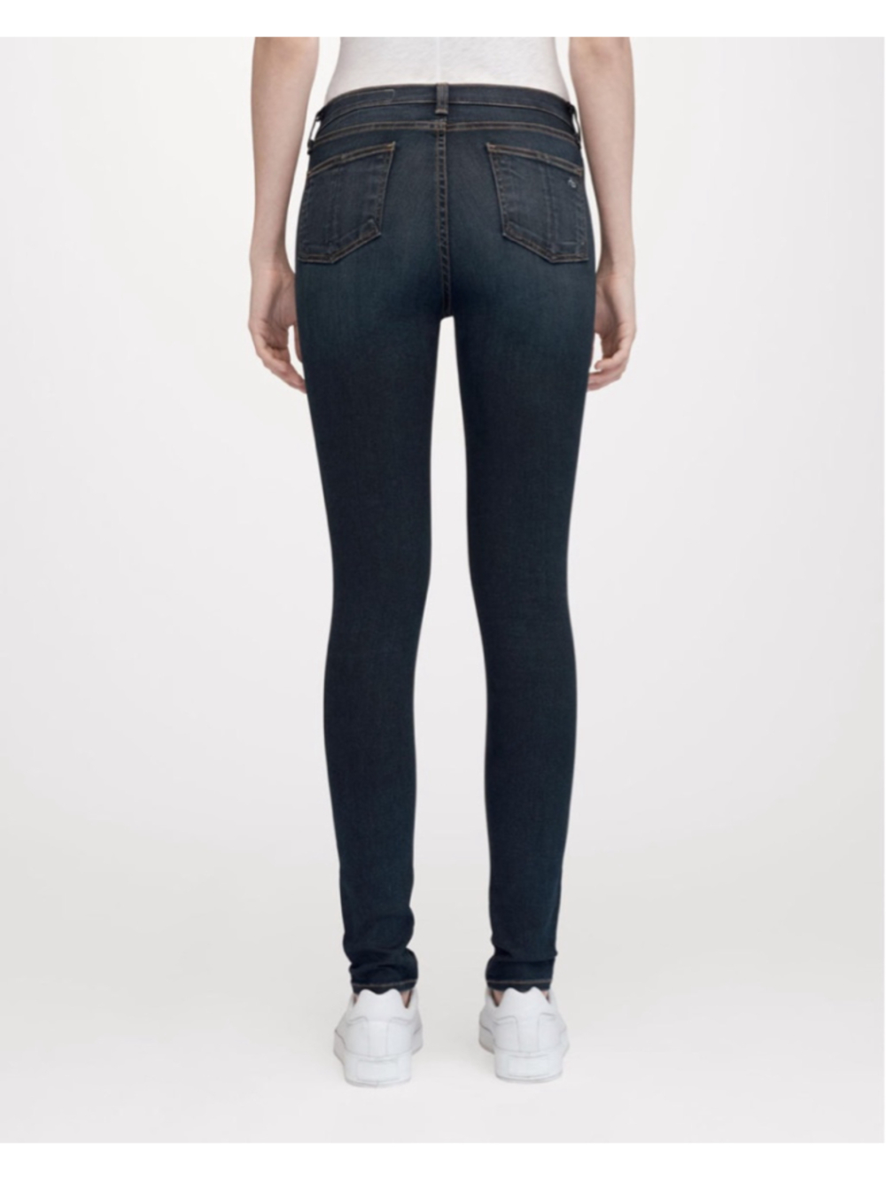 rag & bone Skinny Jeans Sz 29 (14”W) Bedford Dark Indigo Wash EUC